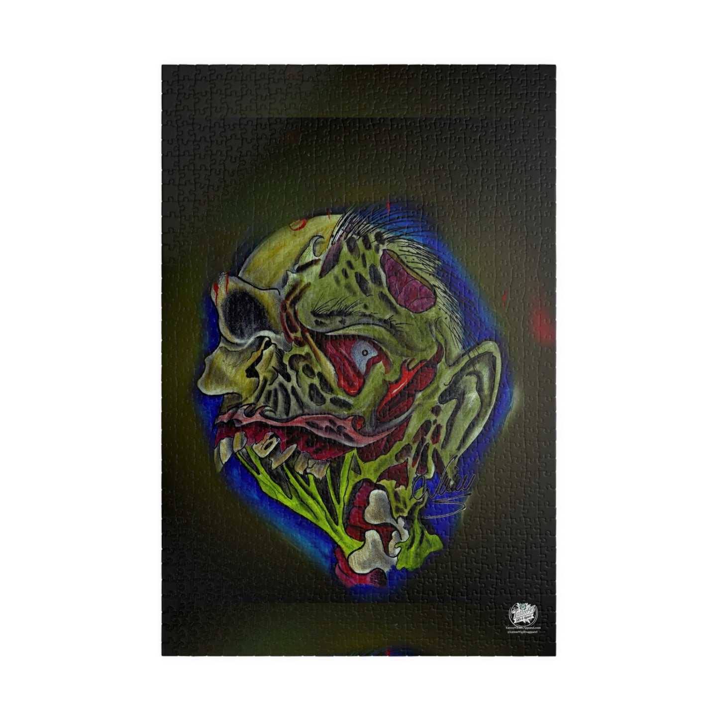 Zombie King of the Dead - Puzzle — Jewel-Toned Glossy Art (110/252/520/1014 pcs)
