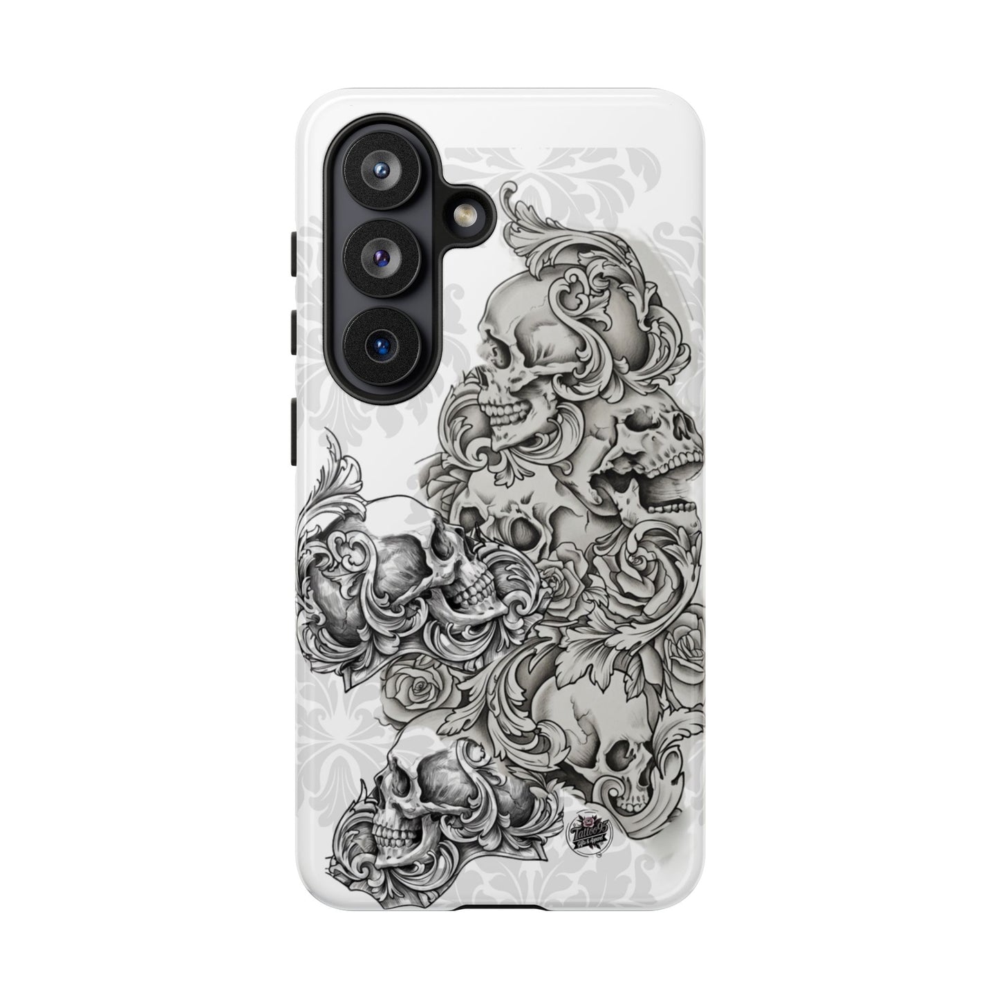 Cascading Skulls - Tough Phone Cases Available in most Galaxy series.