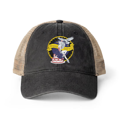 Happy 250th Birthday America — Women's Washed Mesh-Back Cap