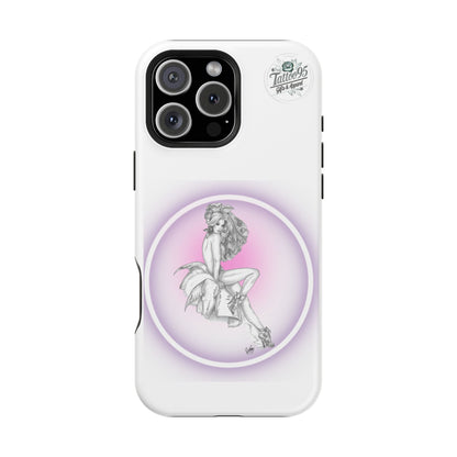 Pretty Bunny Vintage Artwork - iPhone Case