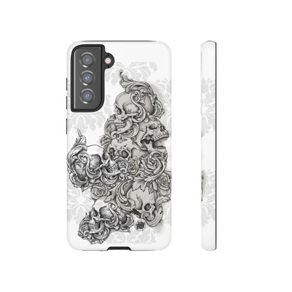 Cascading Skulls - Tough Phone Cases Available in most Galaxy series.