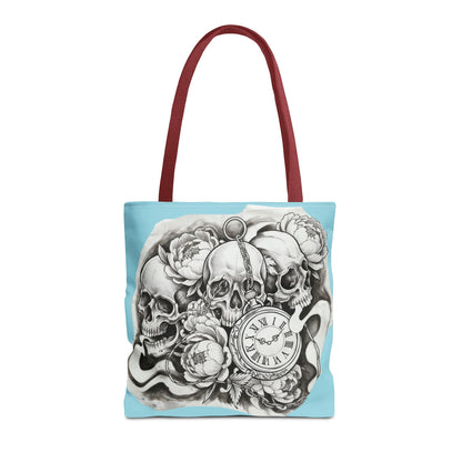Skull Time - Tote Bag — Gothic Vintage Tattoo Art
