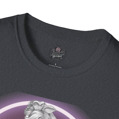 Pretty Bunny Vintage Artwork - Unisex Soft-Style T-Shirt