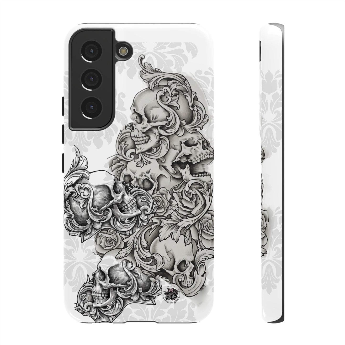 Cascading Skulls - Tough Phone Cases Available in most Galaxy series.