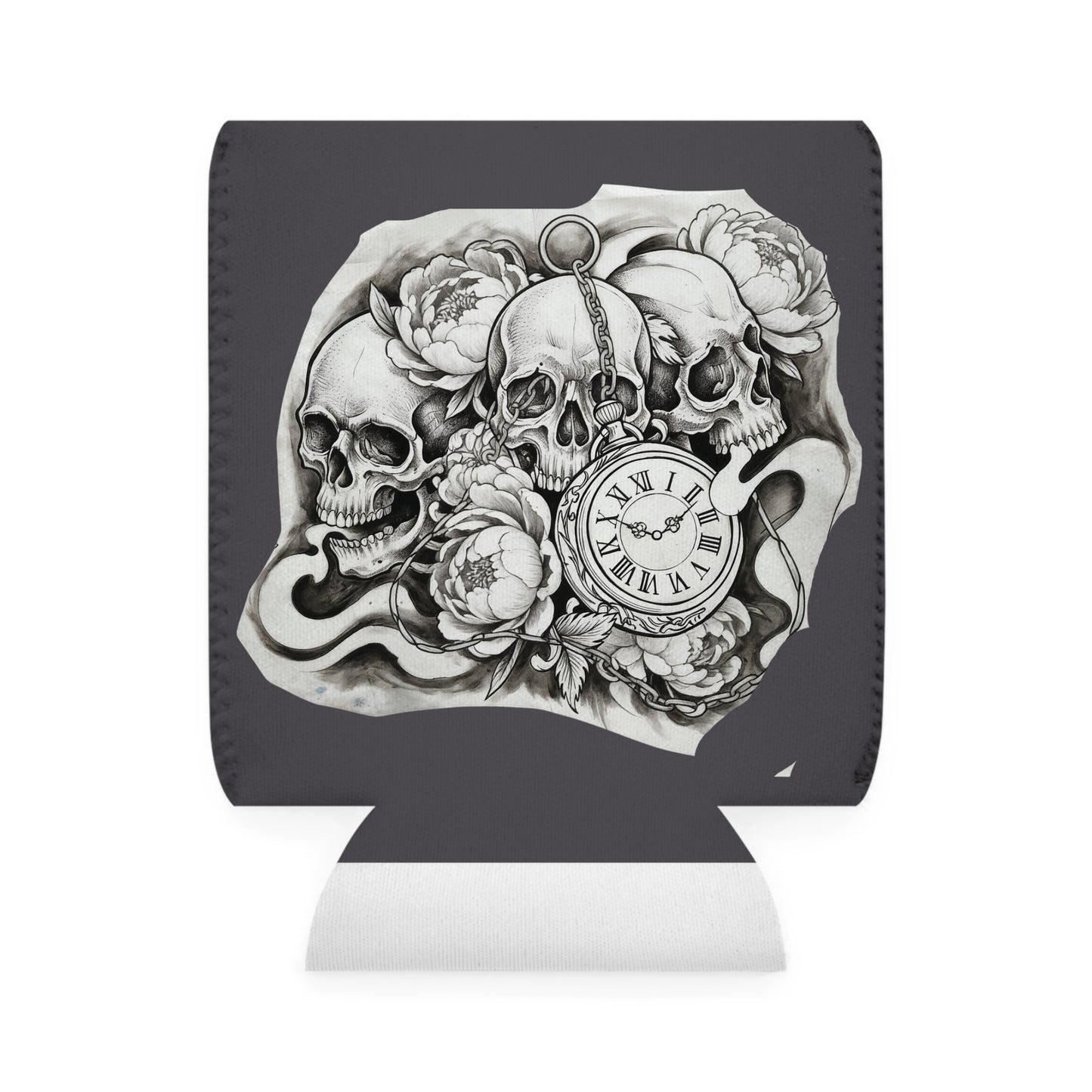 Skull Time - Can Cooler Sleeve Coozie