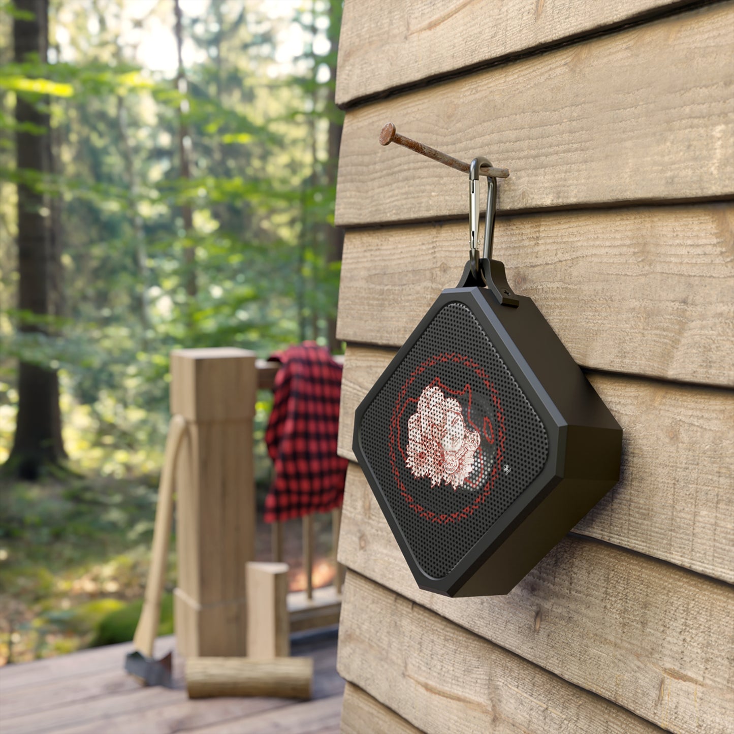 Sacred Beauty Tattoo Design Outdoor Bluetooth Speaker