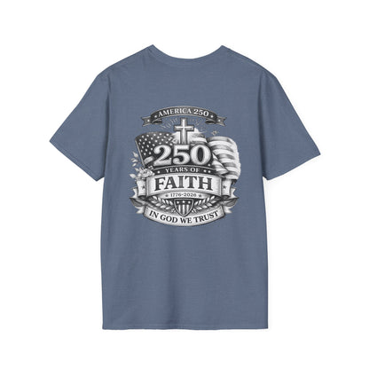 250 Years of Freedom - Happy Birthday America Unisex Tshirt, tees for women and men
