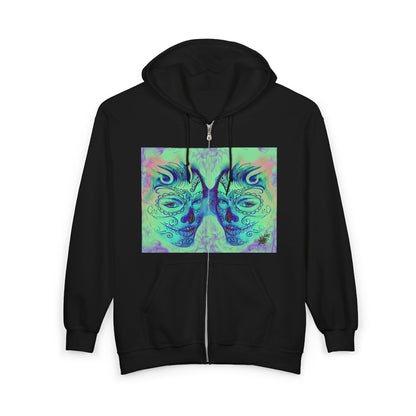 TWINS - Black Full-Zip Hoodie — Classic Comfy Unisex Sweatshirt