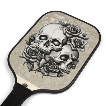 Skulls & Roses - Pickleball Kit — 2 Paddles, 2 Balls, 'Ready, Set, Play!'