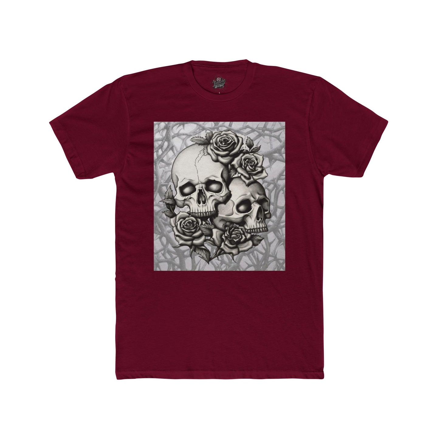 Roses Skull Pair - Unisex Tshirt - Crewneck Unisex Tee (XS-5XL)
