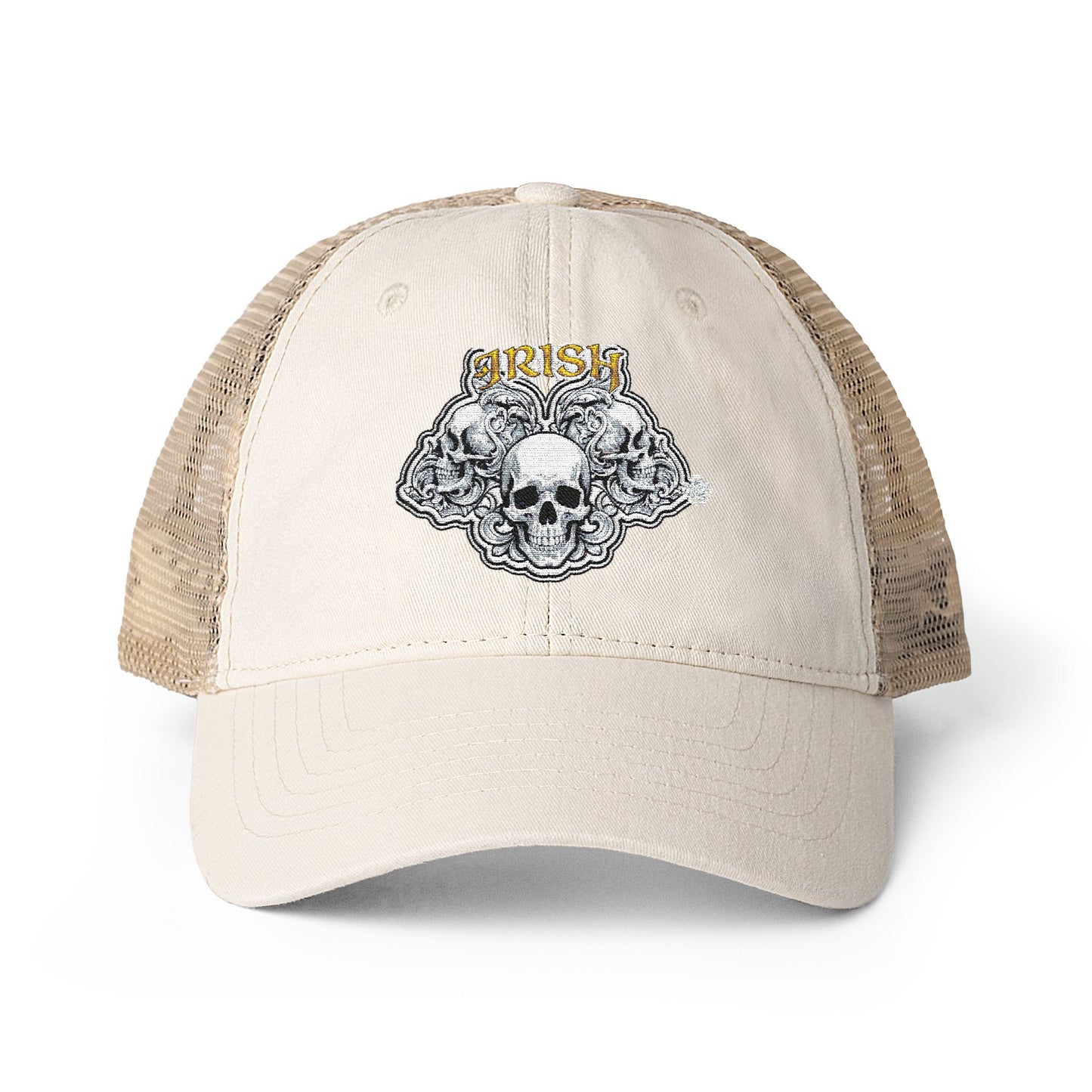Irish Women's Longhorn Washed Mesh-Back Cap