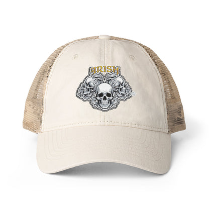 Irish Women's Longhorn Washed Mesh-Back Cap