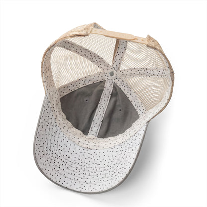 Butterfly Skulled Wings - Hat — Blue Graphic 'Quiet Promise' Women's Washed Mesh-Back Cap