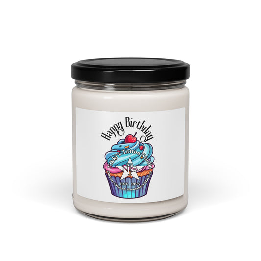 Nikki's Tattoo Studio Collection - HAPPY BIRTHDAY Scented Soy Candle 9oz
