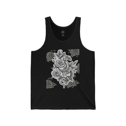 Snake & Roses Unisex Jersey Tank - I AM Powerful & Creative