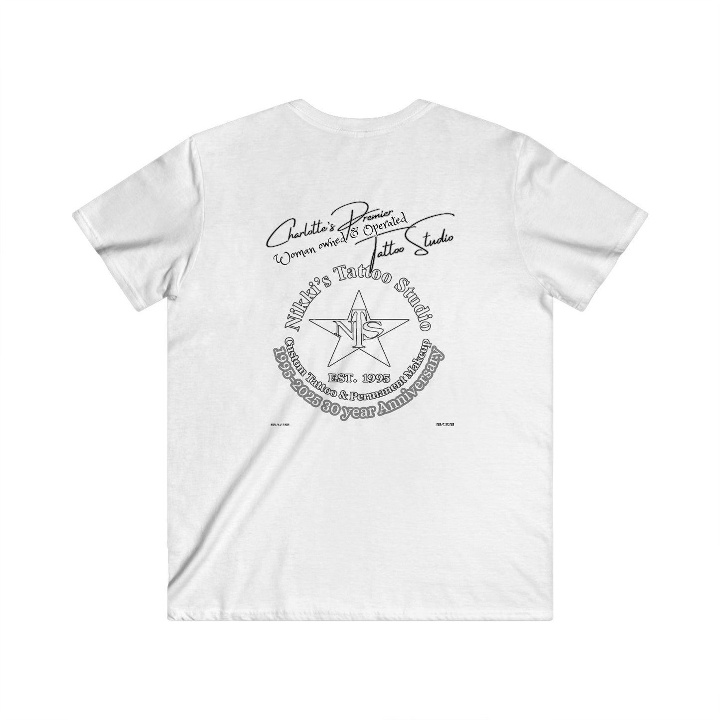 Nikki's Tattoo Studio Collection - 30 Year Anniversary Edition - Skull and Snake T-Shirt Vneck