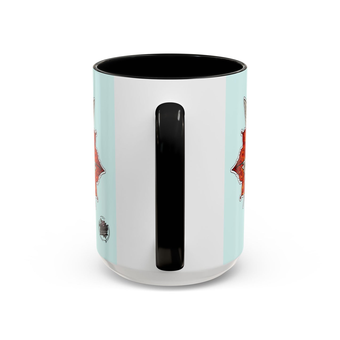 Swallow & Autumn Leaf Accent Coffee Mug — Ceramic Bird Lover Gift (11/15oz)