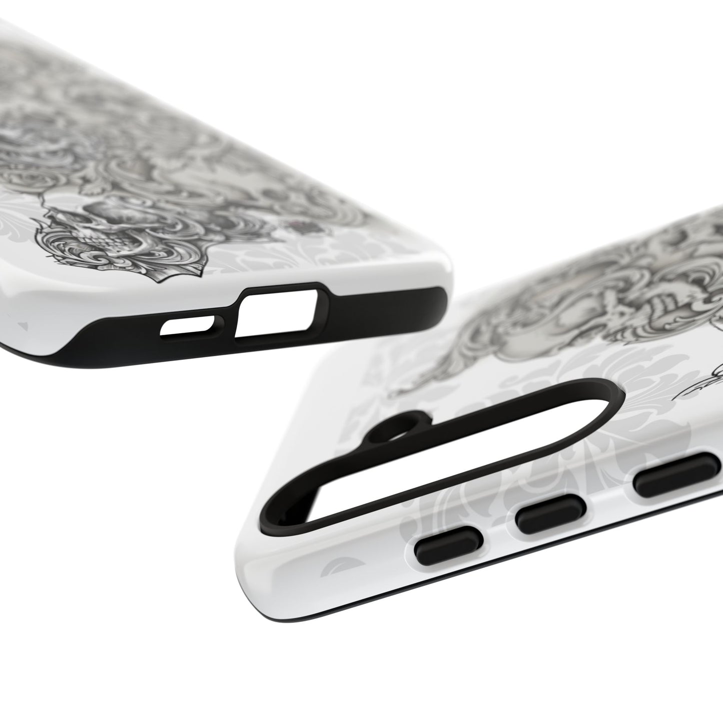 Cascading Skulls - Tough Phone Cases Available in most Galaxy series.