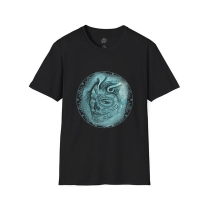Beautiful Face Tattoo Art - Gildan T-Shirt — Artistic Portrait Graphic Tee