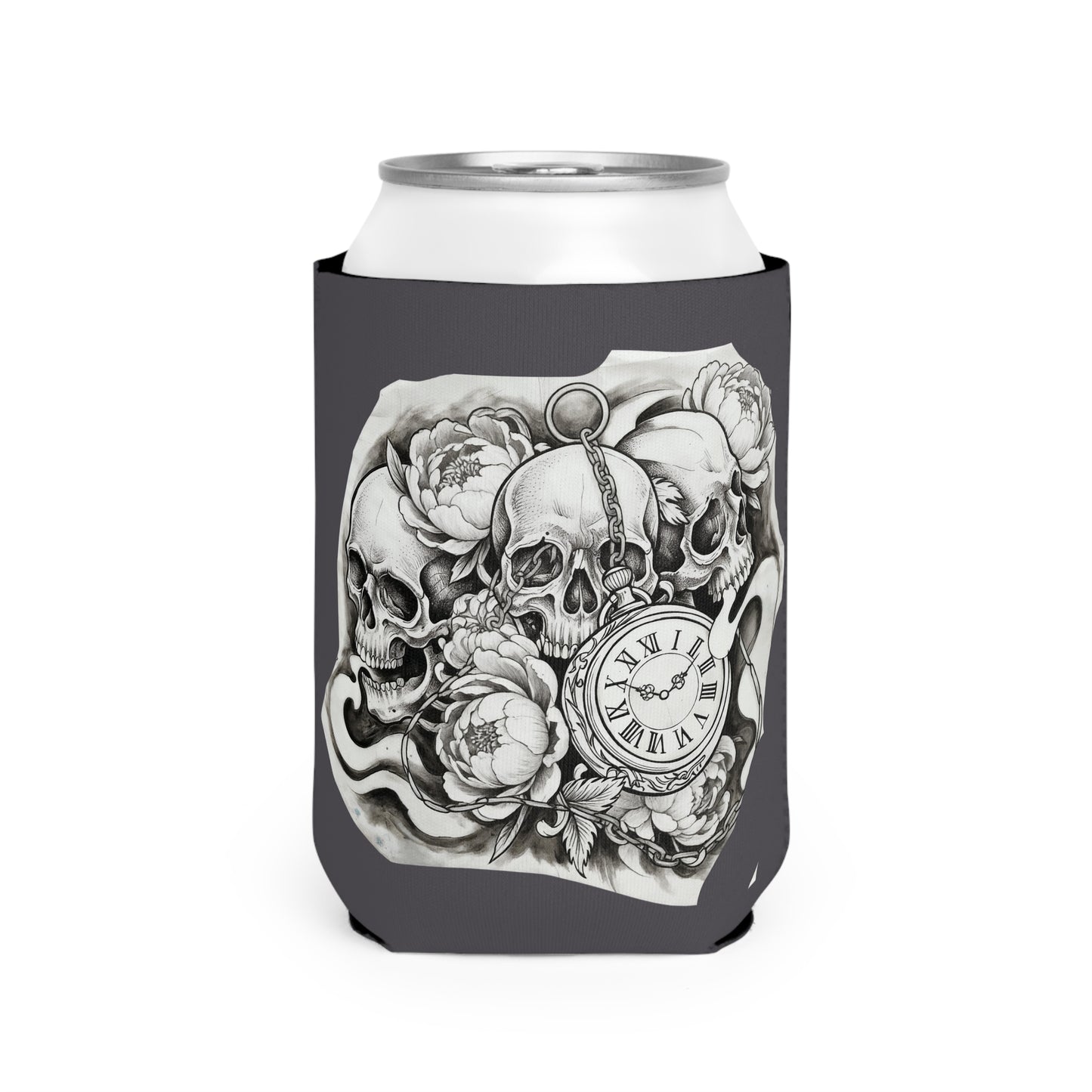 Skull Time - Can Cooler Sleeve Coozie