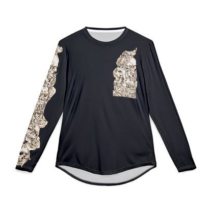 Floral Sleeve Tattoo Artwork UV Protection Long Sleeve Shirt