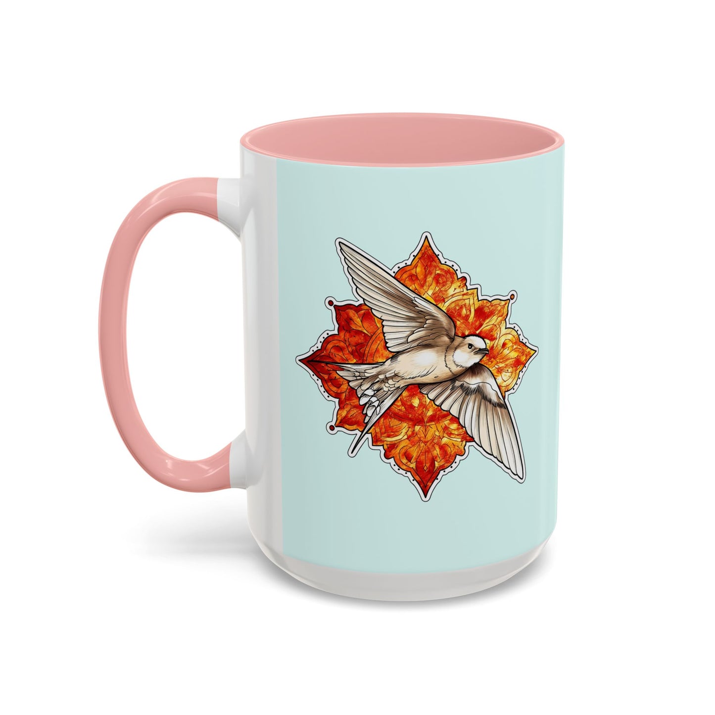 Swallow Bird Ceramic Coffee Mug – Accent 11/15 oz