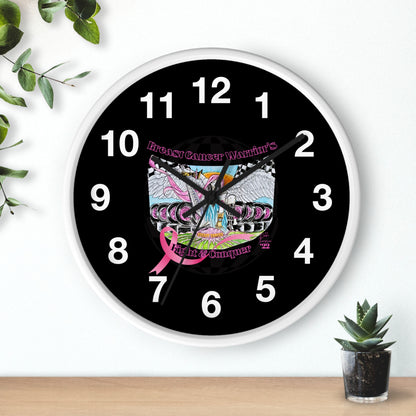 Nikki's Tattoo Studio Collection - Fight and Conquer Warrior Wall Clock — Charlotte Motor Speedway 2022 Commemorative