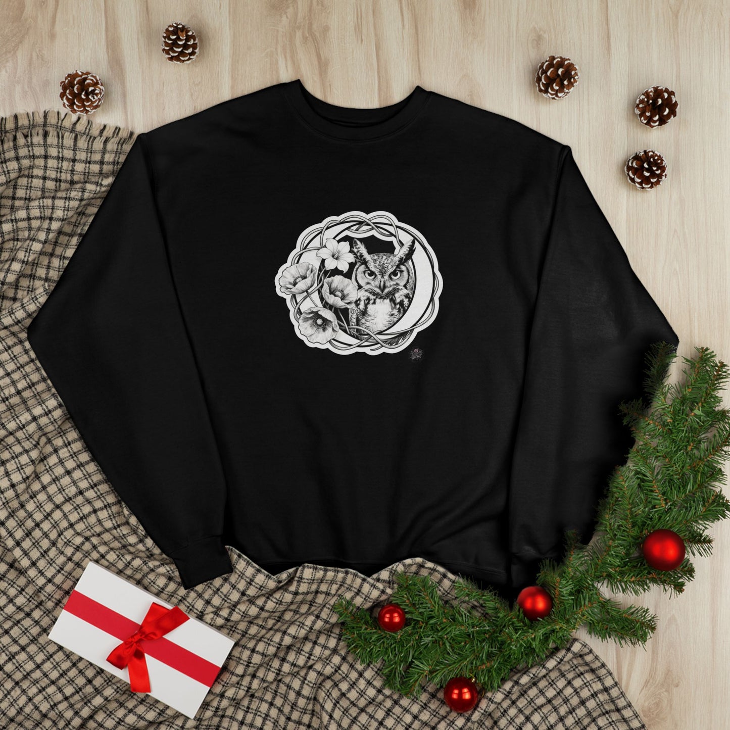 Owl Tattoo Artwork - Unisex Sweatshirt
