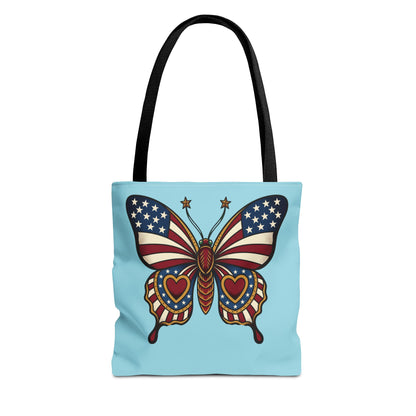 Butterflies Are Free Patriotic Celebration Tote Bag