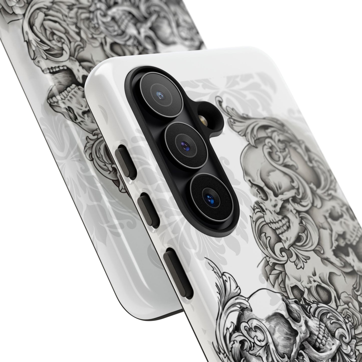 Cascading Skulls - Tough Phone Cases Available in most Galaxy series.