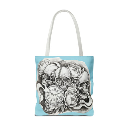 Skull Time - Tote Bag — Gothic Vintage Tattoo Art