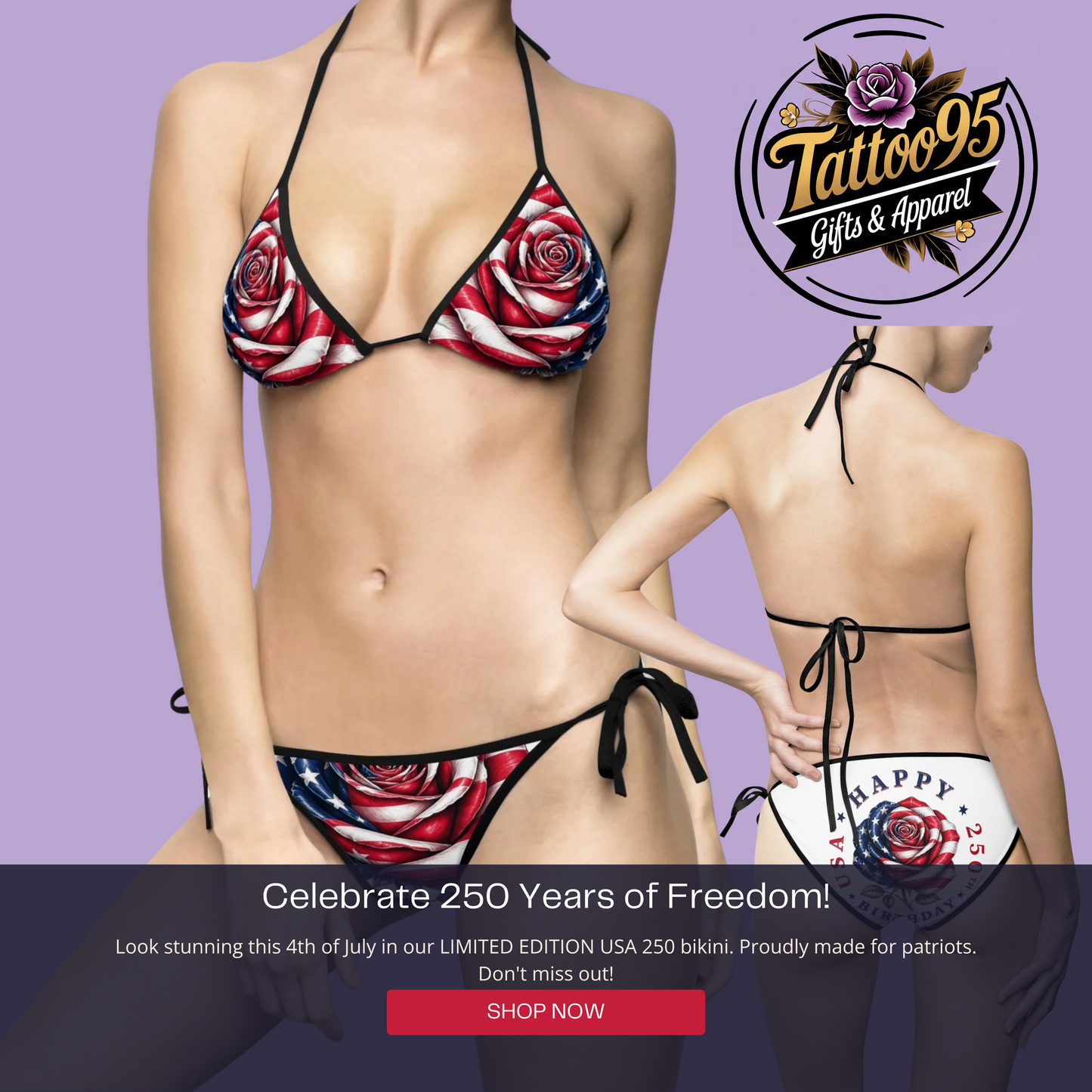Tattooed Cat Vintage One-Piece Swimsuit — Black & White Tattoo-Style Cat AOP