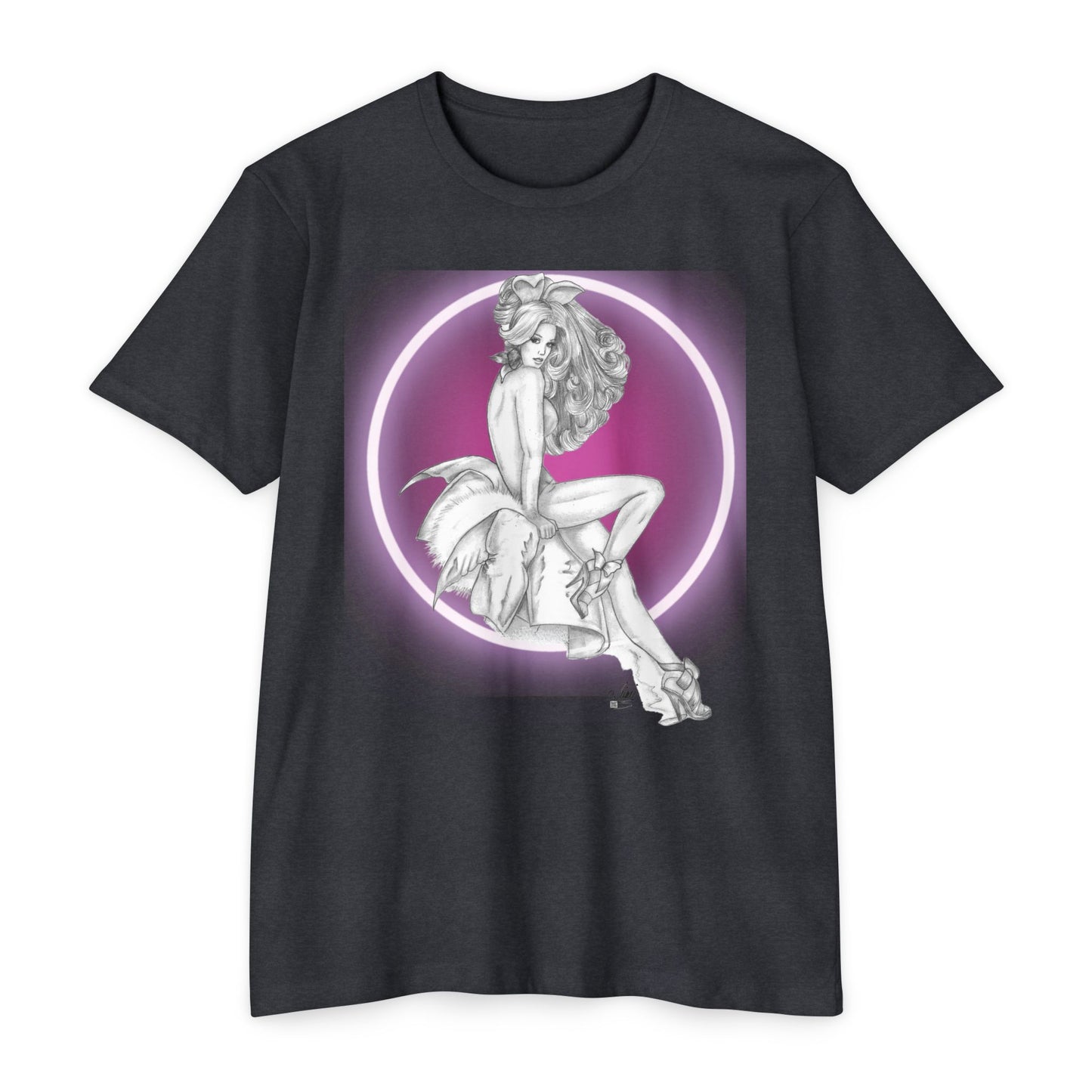 Pretty Bunny Vintage Artwork - Unisex TShirt