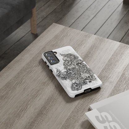 Cascading Skulls - Tough Phone Cases Available in most Galaxy series.