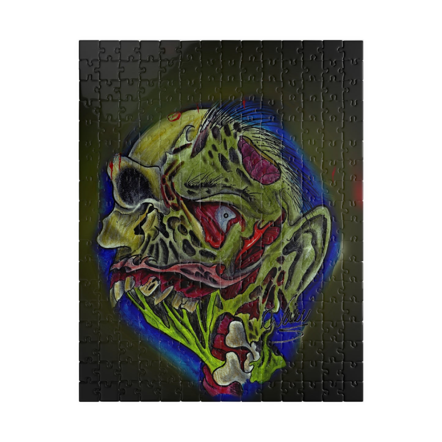 Zombie King of the Dead - Puzzle — Jewel-Toned Glossy Art (110/252/520/1014 pcs)