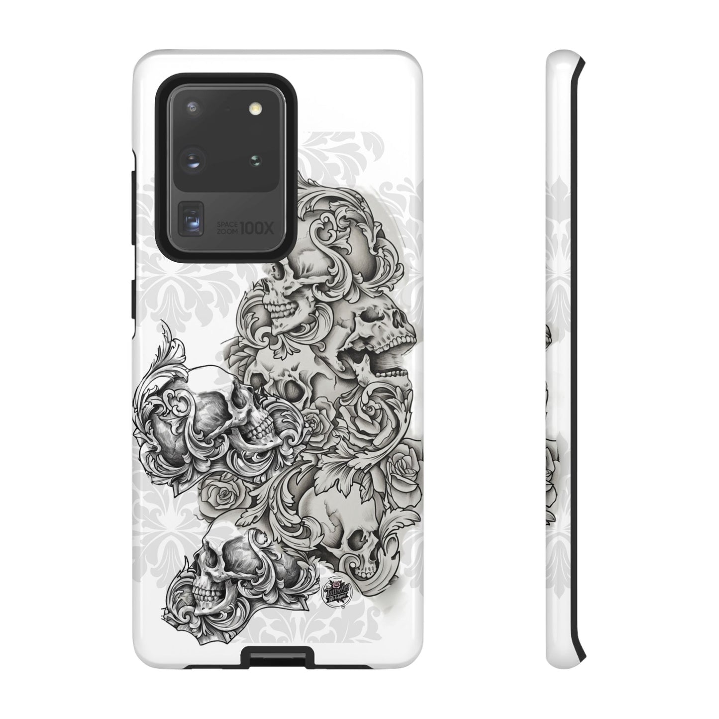 Cascading Skulls - Tough Phone Cases Available in most Galaxy series.