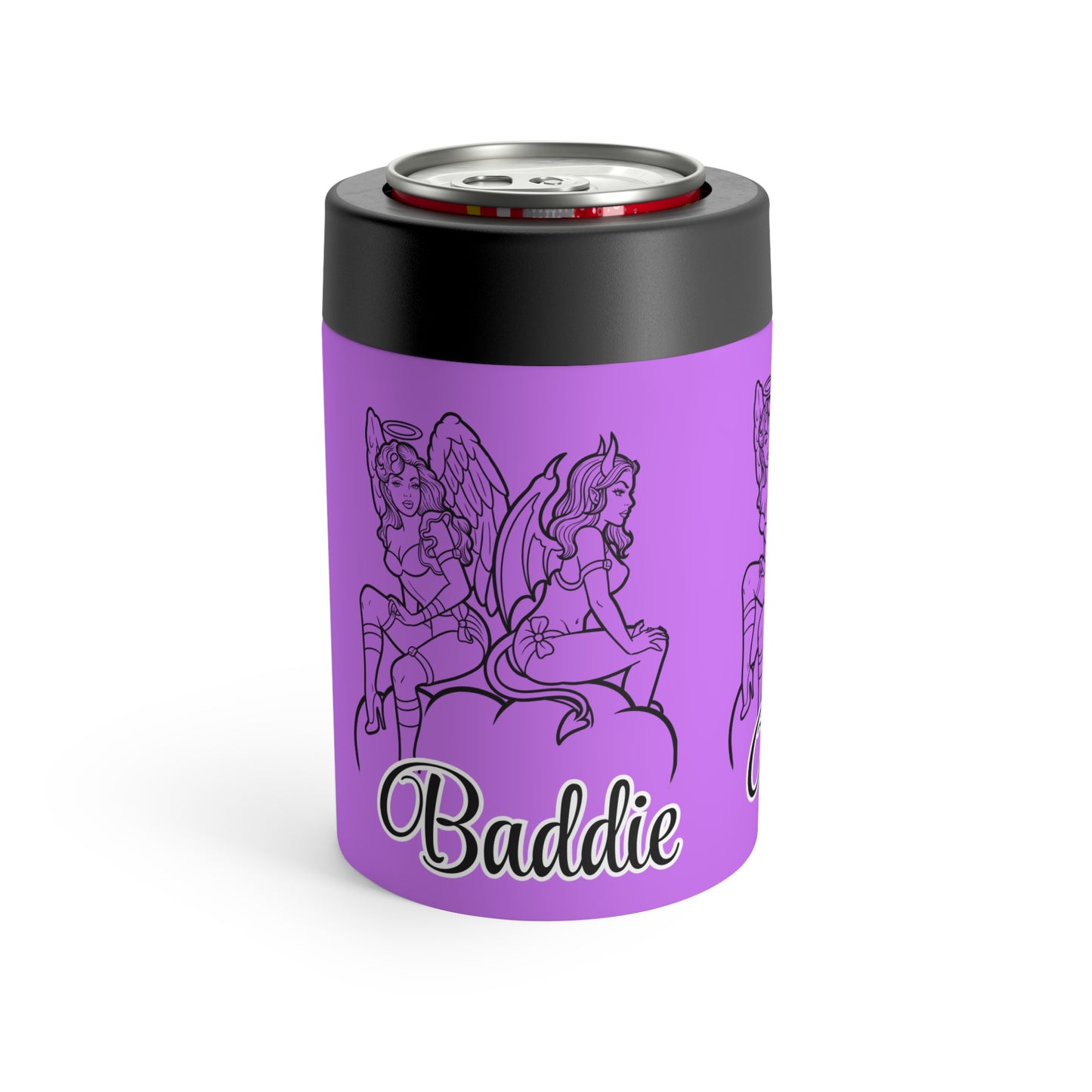 Baddies Can Holder -- Insulated Stainless Steel 12oz Cooler