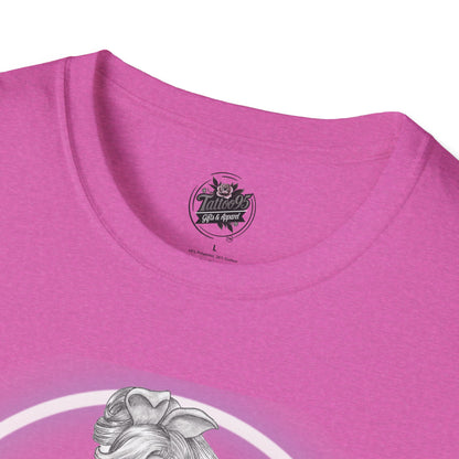 Pretty Bunny Vintage Artwork - Unisex Soft-Style T-Shirt