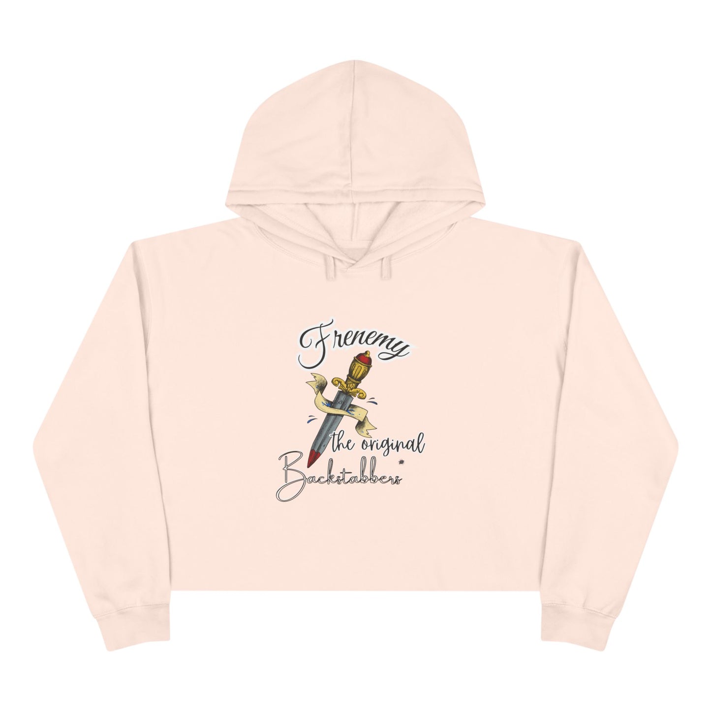 Frenemy The Original Backstabber - Crop Hoodie Sweatshirt