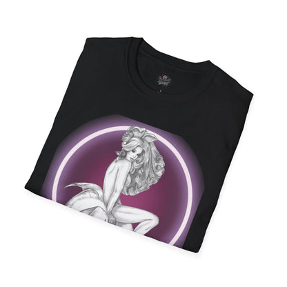 Pretty Bunny Vintage Artwork - Unisex Soft-Style T-Shirt