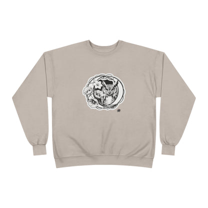 Owl Tattoo Artwork - Unisex Sweatshirt