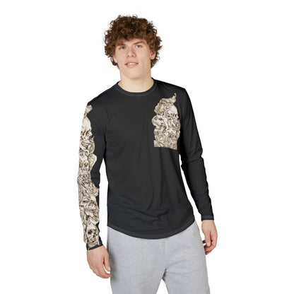 Floral Sleeve Tattoo Artwork UV Protection Long Sleeve Shirt