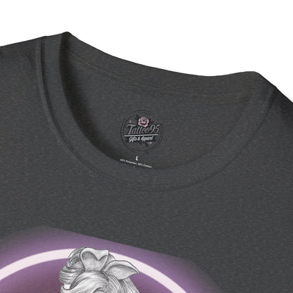 Pretty Bunny Vintage Artwork - Unisex Soft-Style T-Shirt