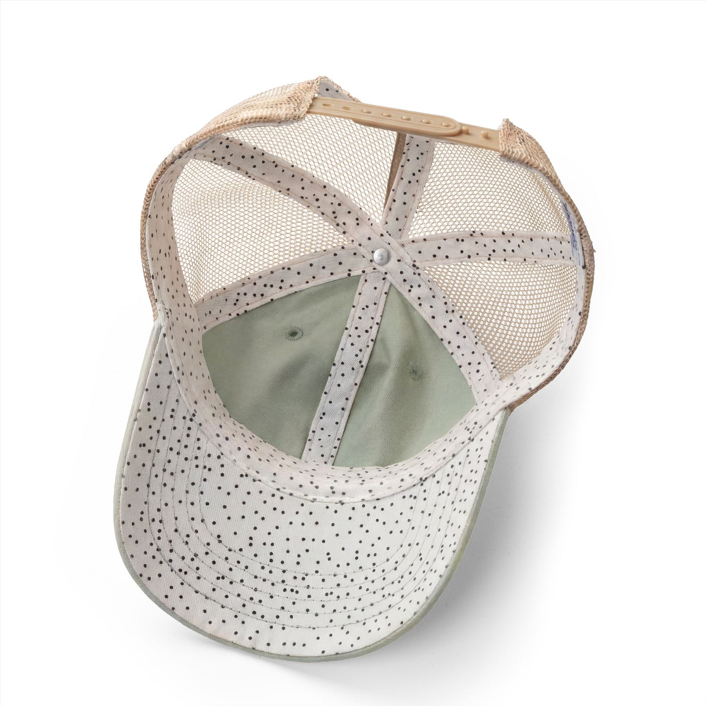Butterfly Skulled Wings - Hat — Blue Graphic 'Quiet Promise' Women's Washed Mesh-Back Cap