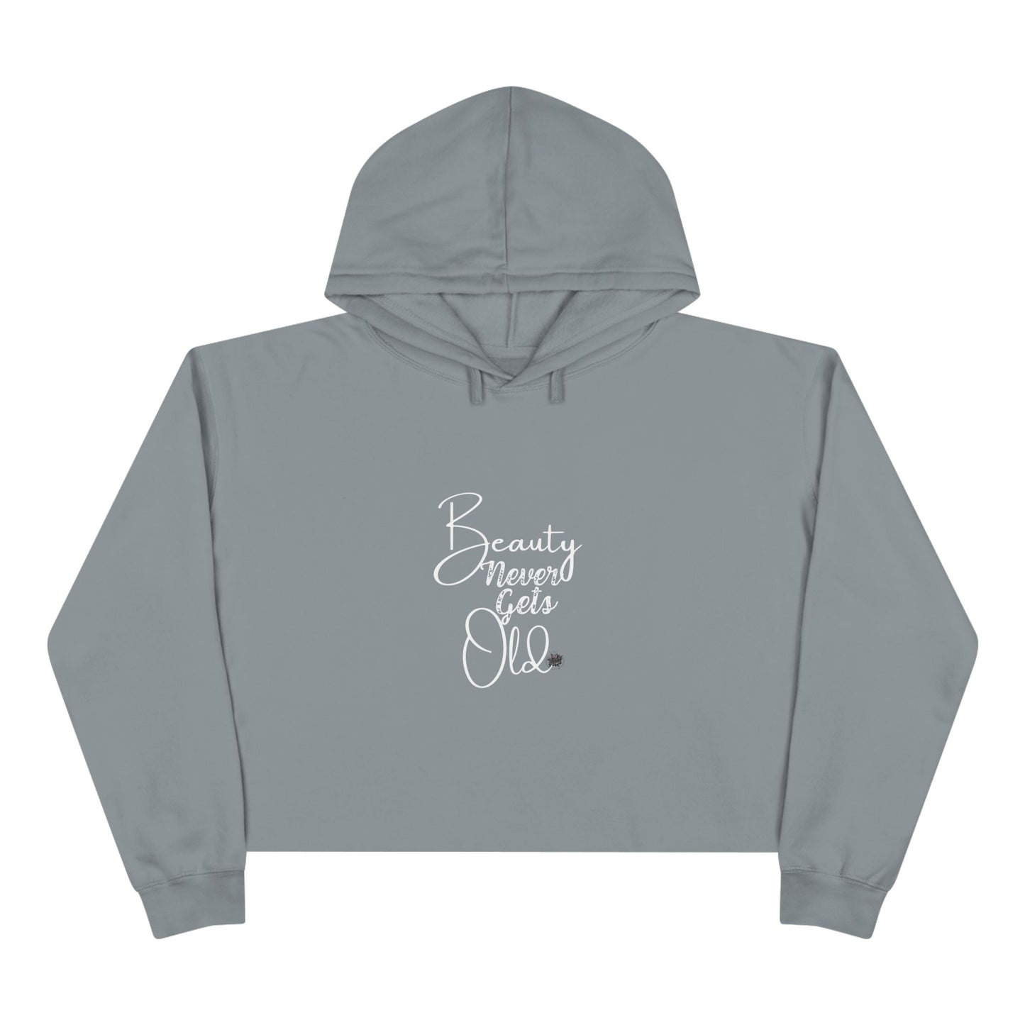 Beauty Never Gets Old - Crop Hoodie — 4 Colors Original Tattoo Artwork