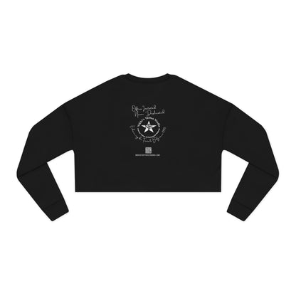 Nikki's Tattoo Studio Collection - Skull and Snake Logo - Women's Sweatshirt Cropped