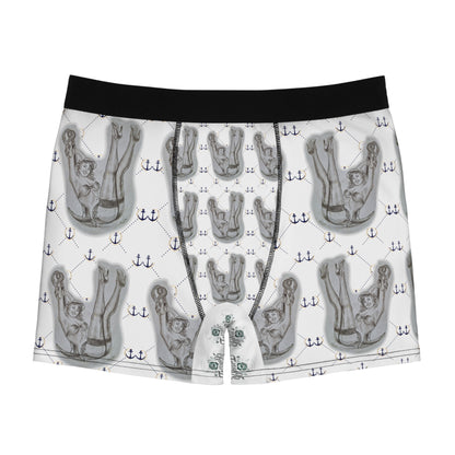 Nikki's Tattoo Studio Collection - Vintage Sailor Girl Artwork - Men's Boxers