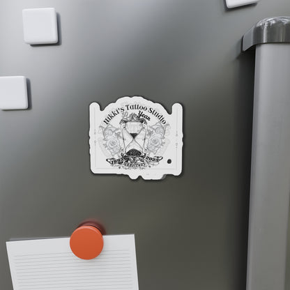 Nikki's Tattoo Studio Collection - 30 Year Anniversary Custom Shape Decorative Refrigerator Magnet