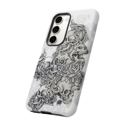 Cascading Skulls - Tough Phone Cases Available in most Galaxy series.