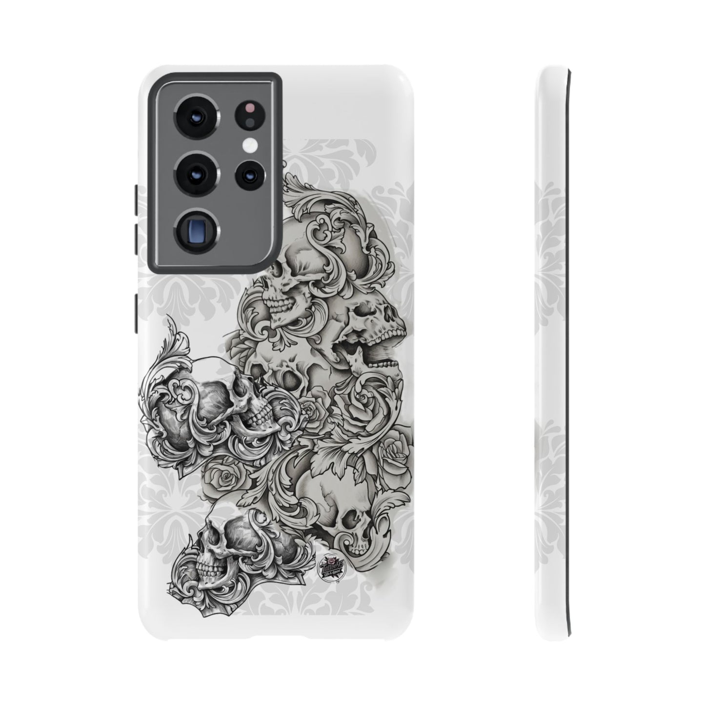 Cascading Skulls - Tough Phone Cases Available in most Galaxy series.
